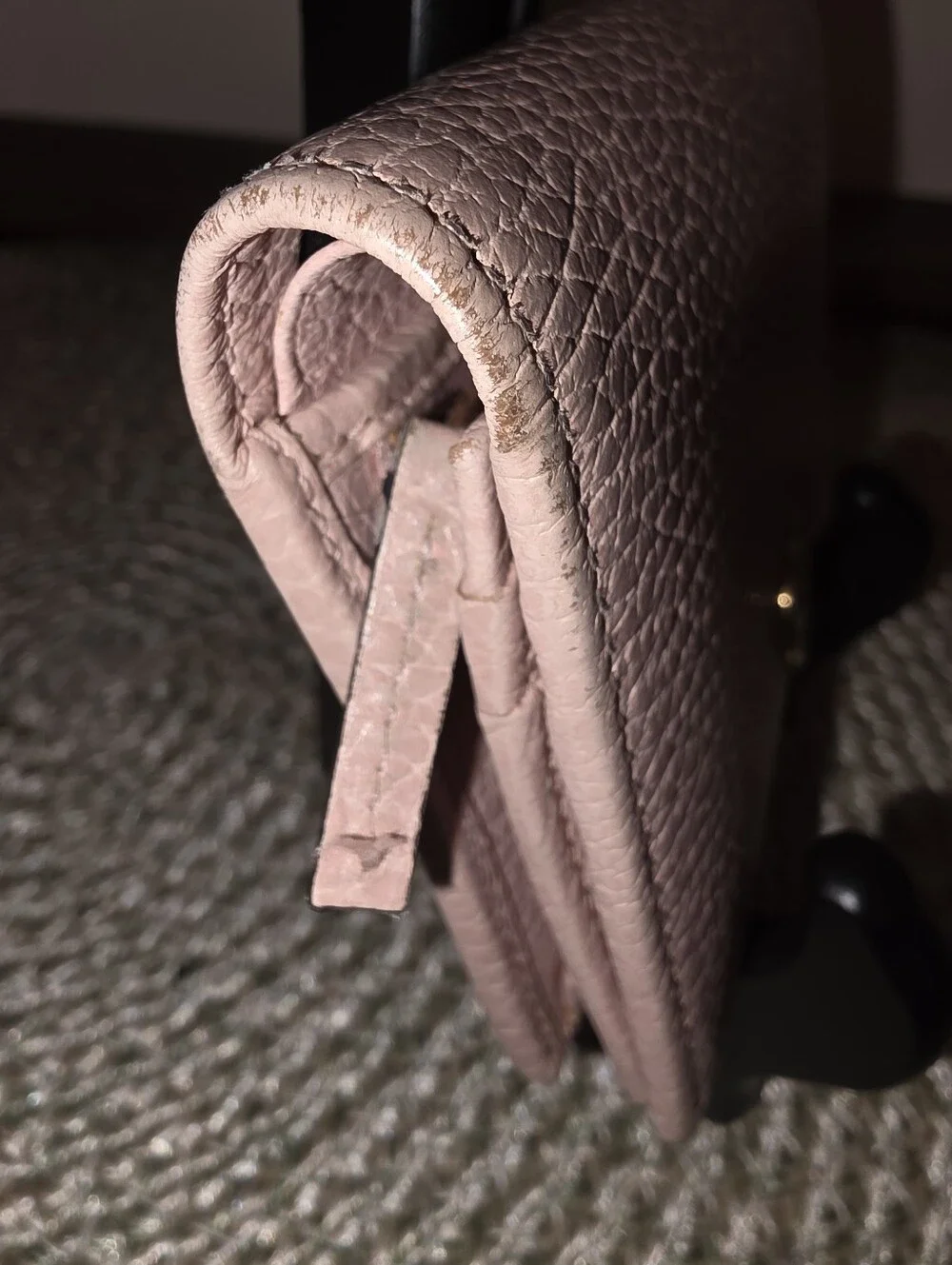 🌸✨ Authentic Gucci GG Marmont Card Case Wallet – Blush Pink Leather ✨🌸 - Picture 6 of 17